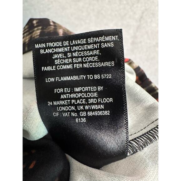 Elevenses Anthropologie‎ | XS | Abstract Wide Leg High Neck Jumpsuit retro mod - Picture 7 of 9